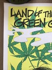 Vintage Original 1970s Land Of Giant Green Grass Blacklight Pinup Poster Smoke