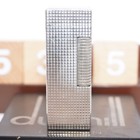 Dunhill Lighter Silver Plate Hobnail Pattern _ultrasonically Cleaned_working