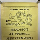 Csn y  The Band  Joe Walsh  1974 Oakland Stadium Poster
