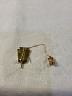 Vintage National Honor Society Csls Keystone Torch Lapel Pin   Chain 1963