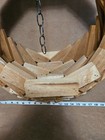 Handcrafted Hanging Outdoor Planter Basket Wooden