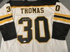 Tim Thomas Signed Nhl Boston Bruins Custom Jersey Auto Jsa Witnessed Coa  Nice 