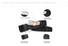 Diversion Safe- Travel Security Money Belt W  Hidden Pocket