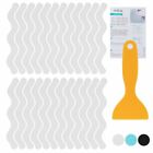 24pcs Safety Treads Non-slip Applique Stickers Strips Bathtub Shower Stair Mat
