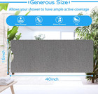 Bathtub Mat Non Slip Shower Soft Pvc Loofah Bath Tub Mats For Bathroom 16  x40  