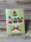 Papyrus Lot Of 3 Christmas Greeting Cards Glitter Gems Fancy Beautiful New Rare