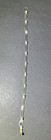 Vtg 1930s Art Deco Paperclip Link Brilliant Rhinestone Line Bracelet Clasp