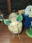 A Vintage Pig Piggy Lot  4  Teresa Kogut Signature Figurine 