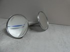 Vtg Silver Colored Double Vision Gooseneck Magnified Makeup Mirror Two Sided 8 