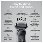 Braun Electric Razor Men Waterproof Foil Shaver Series 5 5050cs Wet   Dry Shave