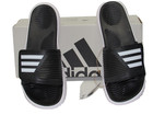 Adidas Alphabounce 2 0 Basketball Slides Gy9415 Mens Sz 12 Black White 3-stripes