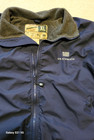 Us Airways Employee Crew Jacket Weargaurd Reflective Flag Logo Size Xl Navy Vtg