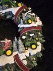 Limited Edition John Deere Lighted Christmas Wreath - Hamilton Collection