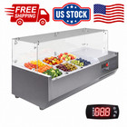 Station  130w Air-cooling Salad Bar Buffet Station  35-46  f Prep Refrigerated