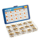 Bojack 15 Type Values 600pcs Ceramic Capacitor Assortment Kit Capacitors From 10