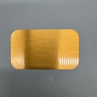 Vtg Metal Brass Social Security Blank Card Us 1 75   x3   