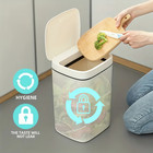 3 17gallon Kitchen Trash Can Automatic Touch Free Garbage Can With Lid