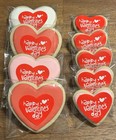 Valentine Homemade Cookies  1 Dozen Per Order  Made Fresh  Individually Wrapped 
