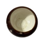 Vintage Brown Pottery Ceramic Planter Bowl 5x4   