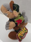 Meanies Armydillo  dan  1997 Series 1 Armadillo Beanie Baby Bag Plush Animal Toy