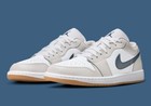 Nike Air Jordan 1 Low Midnight Navy Neutral Grey 553558-146 Men s Size New