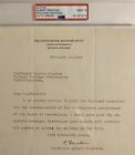 Albert Einstein Signed 1943 Institute For Advanced Study Letter     Psa Mint 9