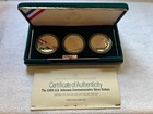 1994 W Us Veterans Commemorative Set Of 3 Proof 90  Silver Dollars Ogp Coa