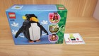 New  Sealed Lego   Holiday Set 40498 - Christmas Penguin Slightly Damaged Box