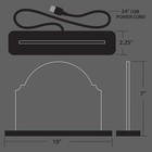 Pabst Blue Ribbon Beer Desk Lamp Led Sign  Vintage  Bar  Man Cave  Usb