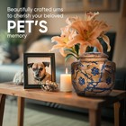 Wood Pet Urns For Dog cat Ashes - Large 54 Cu in Resin Decorative Urn For Ashes 