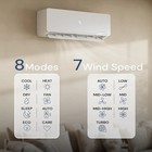 Cozeware 9 12 18 24k Btu 3 Eco Mode Mini Split Ac Heat Pump Wifi Alexa 115 230v