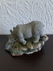 Rhino Rhinoceros Statue Figurine  19 Years On Ebay 