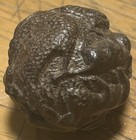 Vintage Dark Wood Zodiac Animals Carved Japanese Netsuke Ball