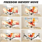 Tavr Furniture Tall Premium Dual Monitor Desk Mount For 17 -34  Screens 