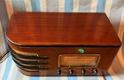 1938 General Electric Fe-112 Art Deco Working Powerhouse Shortwave Tube Radio Ge