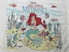 Vtg Disney The Little Mermaid Pillowcase 1990 s Double Sided Ariel   Flounder