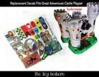 Toy Restore Replacement Stickers Fits Great Adventures Castle Playset  77110