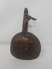 Antique 18thc Native American Indian  Effigy Spoon Stone Hard Burlwood Hand Hewn