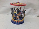 Retro Schylling Tin Horse Carousel Metal Toy Pull And Spin 4 