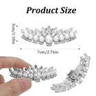 2 Pcs Pearl Rhinestone Shoe Clips For Women Wedding Dress Shoes Jewelry
