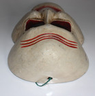 8 25  To 9     Made  In Nepal Wooden Skull Face Mask  New