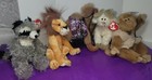 Ty Babies Attic Treasures Nwts Monkey Camel Lion Ram Raccoon Lot Of 5