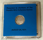 1971 Franklin Mint Apollo 14 Silver Medal - On Board Command Module