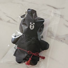 Line Friends Brown Grim Reaper In Gat Plush Doll Keyring Brand New