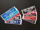 Vintage Funny Vulgar Bumper Stickers Decals From The 1980s Lot Of 10