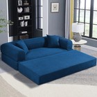 80 convertible Floor Sofa Bed Futon Boneless Couch Lounge Sofa With Pull Out Bed