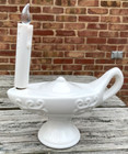 Prestige Medical Battery Operated Graduation Lamp White Ceramic Small Candle