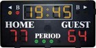 Multi Sports Wall Mount 4 Ft X 2 Ft Scoreboard   Remote Led Display
