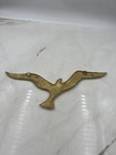 Vintage Brass Seagull Wall Art 15 Inch Mid Century Modern Bird Sculpture Decor