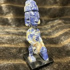          Inca Priestess Figurine In Blue Sodalite     Colorful